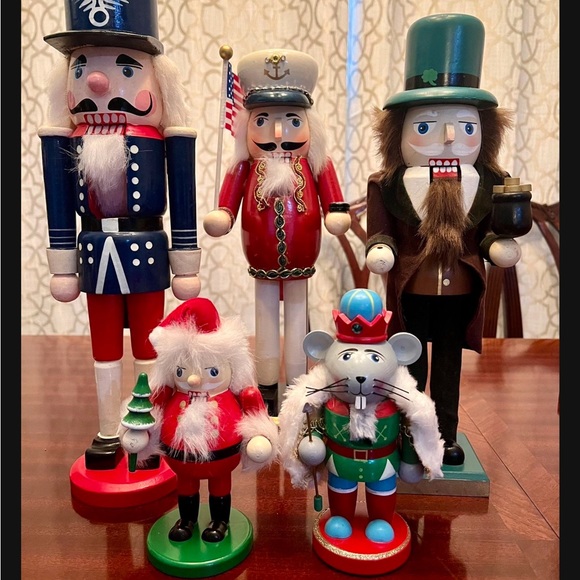 Nutcracker Train Conductor & Fireman Wood Vtg 80-90’s (see more Nutcrackers) - Picture 7 of 7